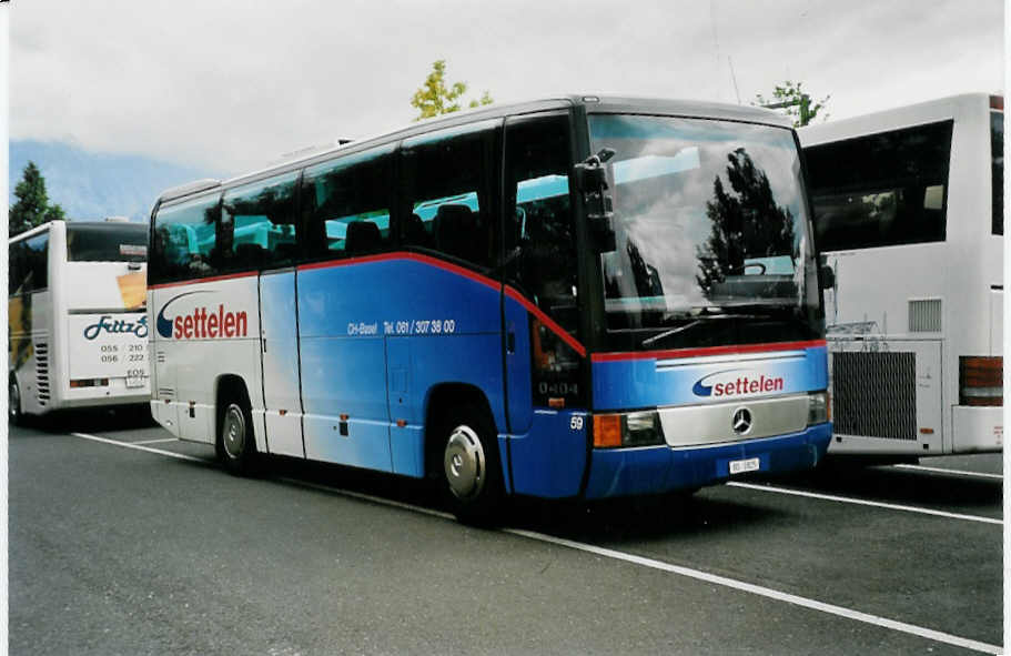 (041'608) - Settelen, Basel - Nr. 59/BS 1825 - Mercedes am 24. Juni 2000 in Thun, Seestrasse