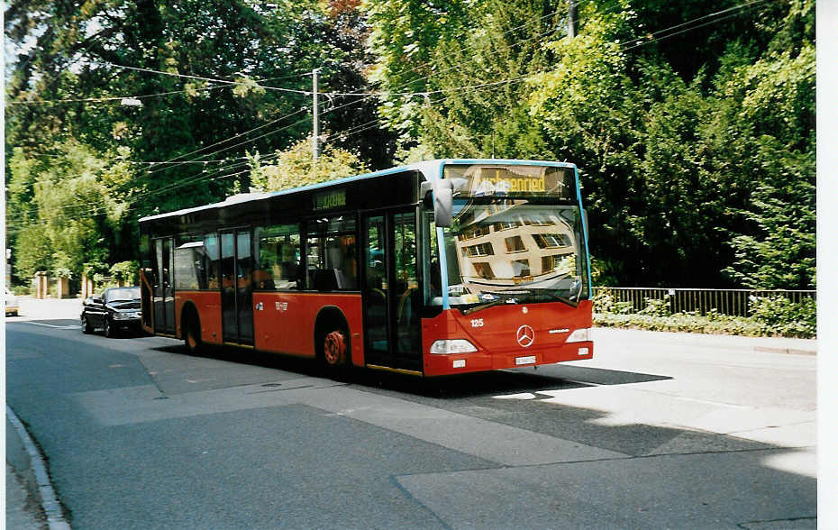 (042'213) - VB Biel - Nr. 125/BE 560'125 - Mercedes am 20. Juli 2000 in Biel, Mhlebrcke