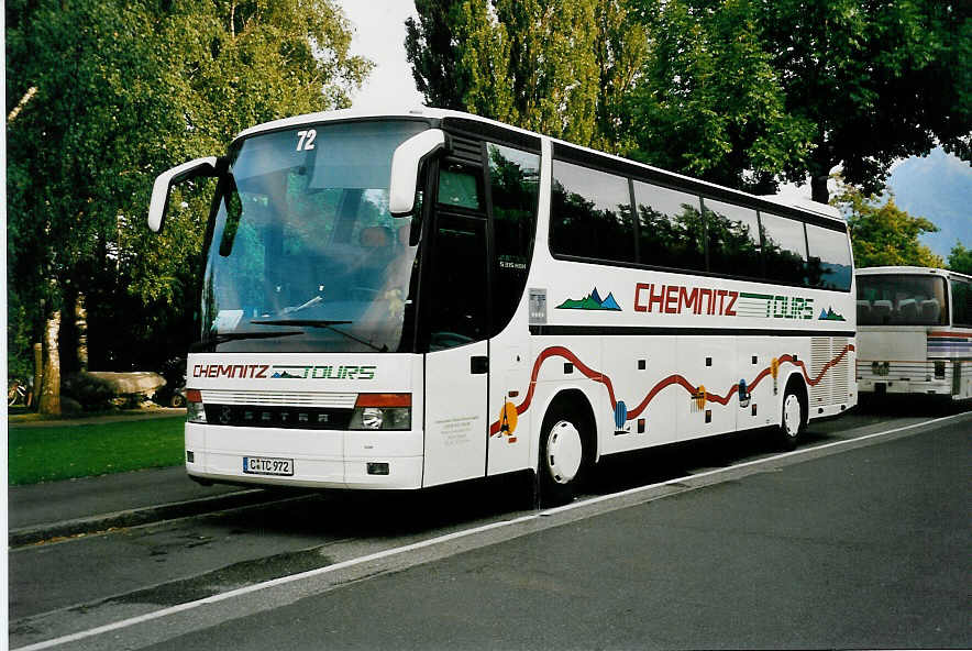 (042'304) - Aus Deutschland: Chemnitz Tours, Chemnitz - Nr. 72/C-TC 972 - Setra am 22. Juli 2000 in Thun, Lachen