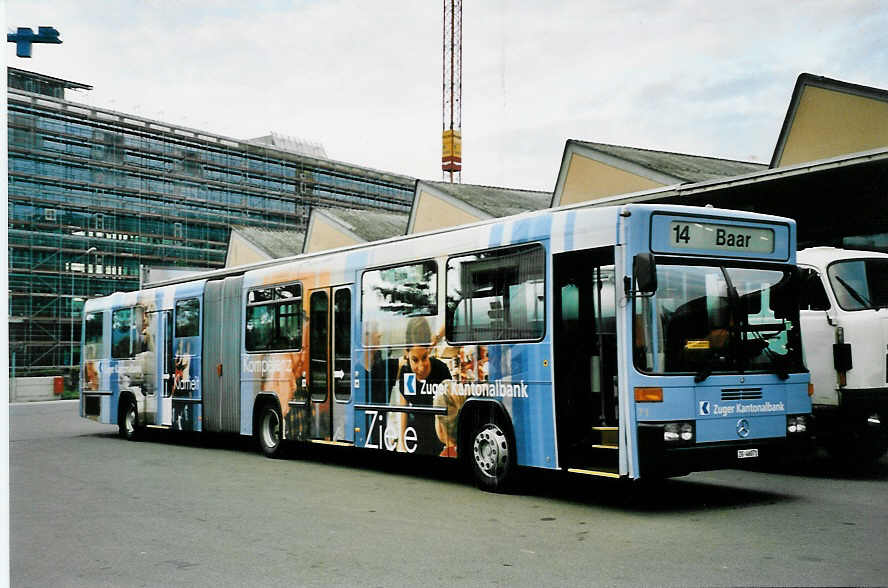 (043'537) - ZVB Zug - Nr. 71/ZG 46'071 - Mercedes/Hess am 17. Oktober 2000 in Zug, Garage