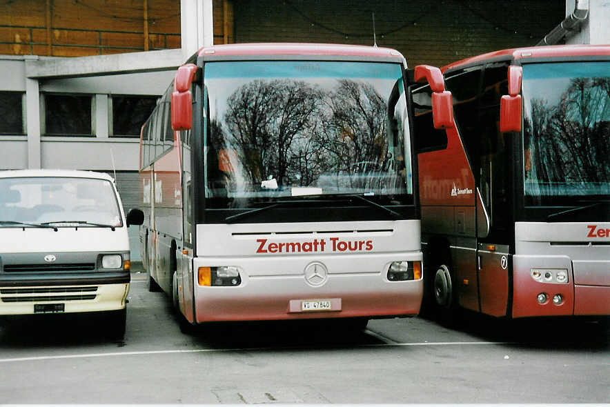 (044'115) - BVZ Brig - Nr. 6/VS 47'840 - Mercedes am 22. Dezember 2000 in Thun, Grabengut