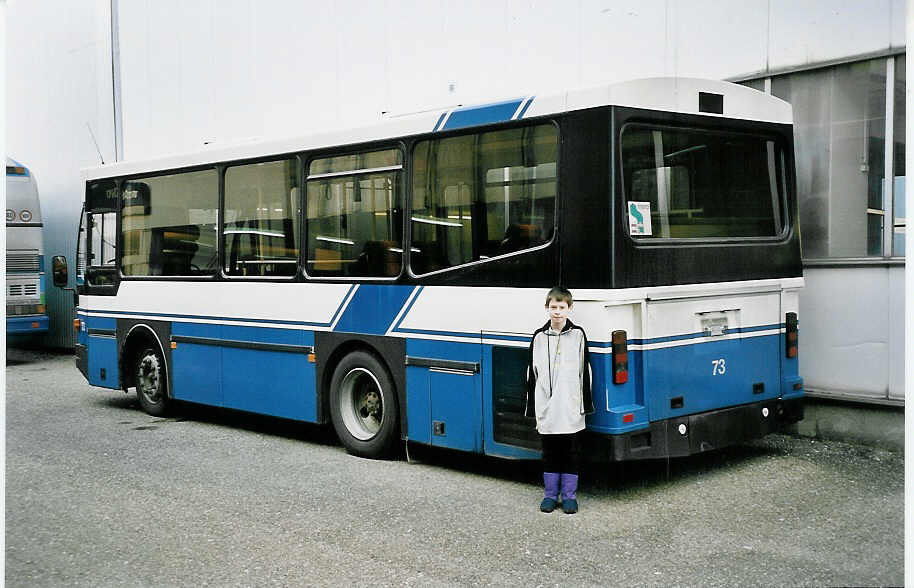 (044'701) - TF Fribourg - Nr. 73 - Hainje am 29. Januar 2001 in Biel, BTR