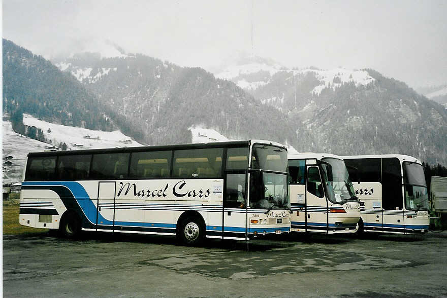 (045'131) - Aus Belgien: Marcel Cars, Dessel - ERX-960 - Van Hool am 24. Februar 2001 in Frutigen, Flugplatz