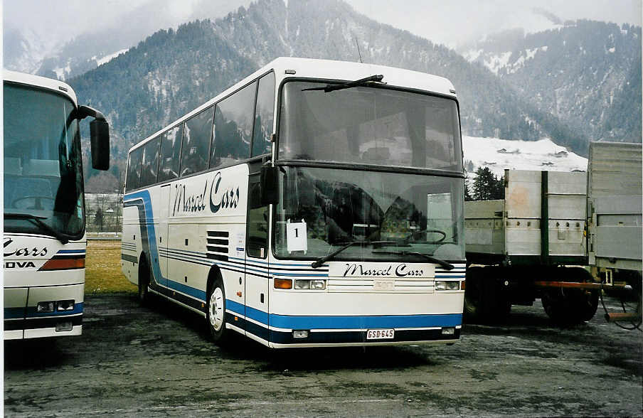 (045'134) - Aus Belgien: Marcel Cars, Dessel - GSD-645 - EOS am 24. Februar 2001 in Frutigen, Flugplatz