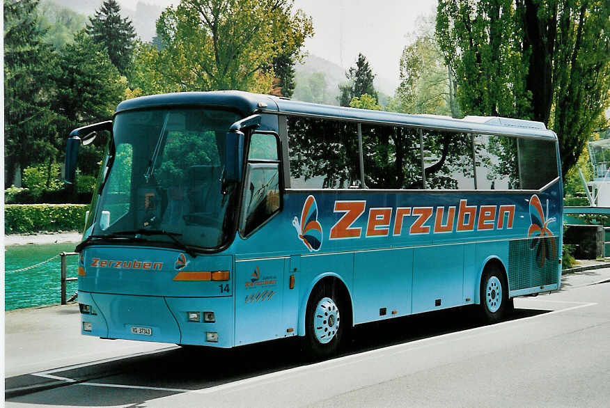 (046'520) - Zerzuben, Visp-Eyholz - Nr. 14/VS 37'343 - Bova am 9. Mai 2001 bei der Schifflndte Thun