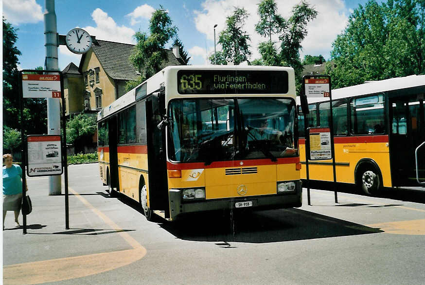 (047'910) - Rattin, Schaffhausen - Nr. 18/SH 918 - Mercedes am 12. Juli 2001 in Schaffhausen, Bushof