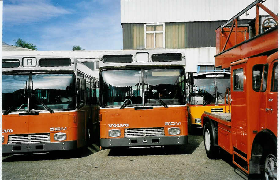 (048'932) - TPG Genve - Nr. 185 - Volvo/R&J-Hess am 7. August 2001 in Biel, BTR