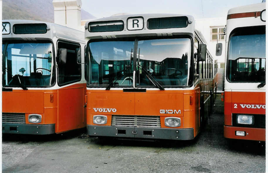 (050'829) - TPG Genve - Nr. 171 - Volvo/R&J am 15. Dezember 2001 in Biel, BTR