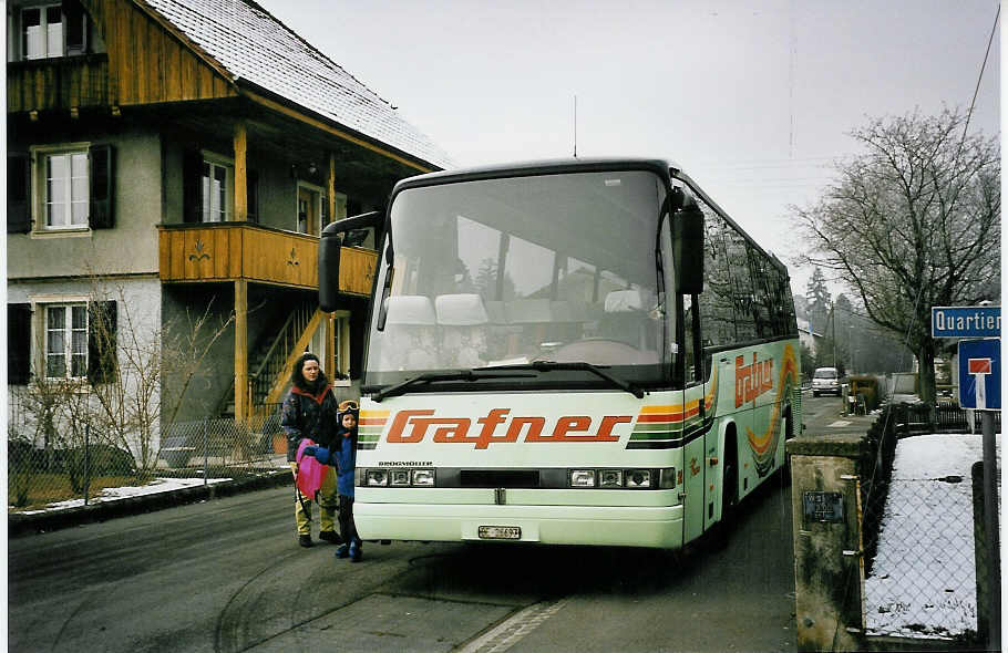 (051'533) - Gafner, Thun - Nr. 26/BE 26'697 - Drgmller am 9. Januar 2002 in Thun-Lerchenfeld, Endstation