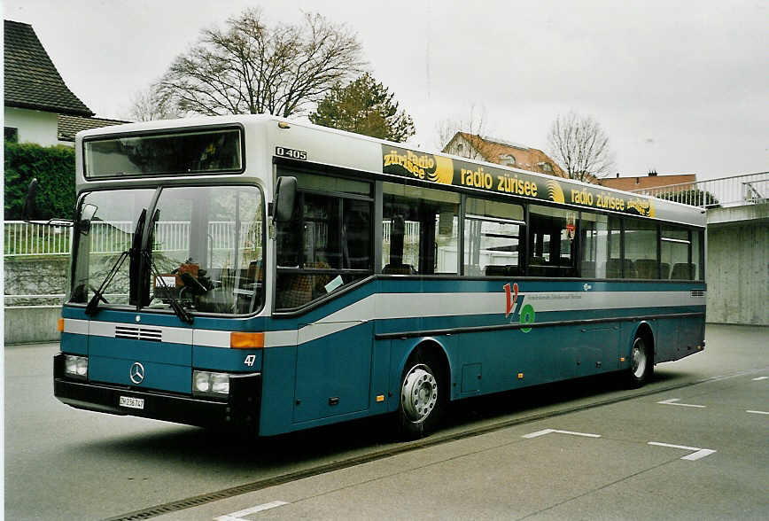 (052'532) - VZO Grningen - Nr. 47/ZH 236'747 - Mercedes am 23. Mrz 2002 in Grningen, Garage