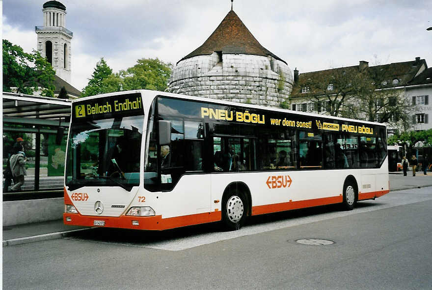 (053'231) - BSU Solothurn - Nr. 72/SO 142'072 - Mercedes am 27. April 2002 in Solothurn, Amthausplatz