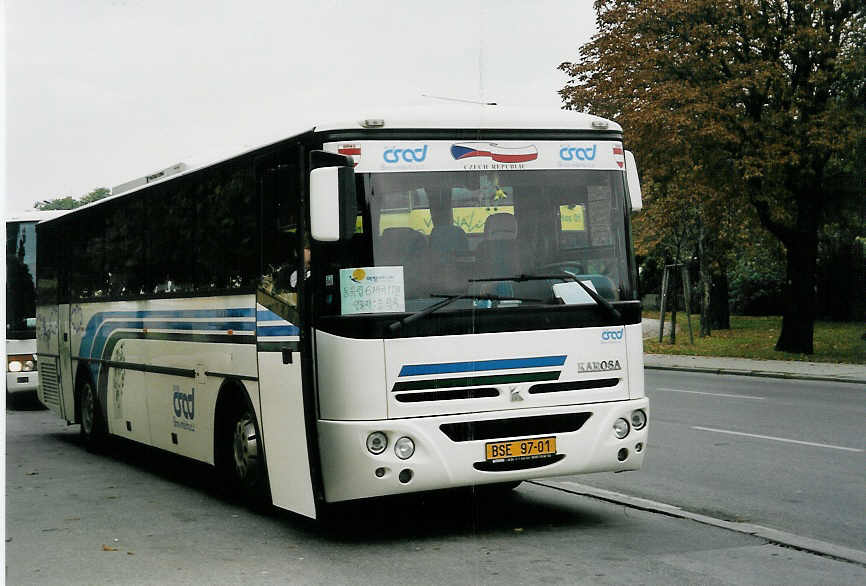 (056'605) - Aus der Tschechoslowakei: CSAD Brno - BSE-97-01 - Karosa am 9. Oktober 2002 in Wien, Schnbrunn