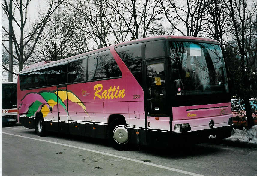 (058'813) - Rattin, Schaffhausen - Nr. 11/SH 211 - Mercedes am 20. Februar 2003 in Schaffhausen, Bushof