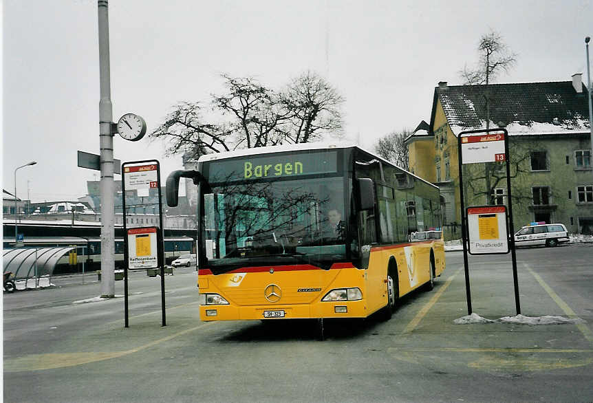 (058'829) - Rattin, Schaffhausen - Nr. 23/SH 323 - Mercedes am 20. Februar 2003 in Schaffhausen, Bushof