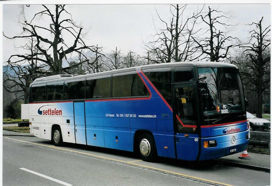(059'115) - Settelen, Basel - Nr. 60/BS 1886 - Mercedes am 15. Mrz 2003 in Thun, Hotel Seepark