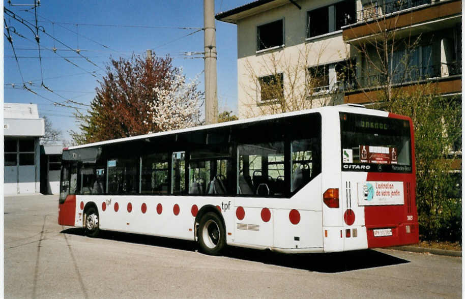 (059'819) - TPF Fribourg - Nr. 383/FR 300'386 - Mercedes am 18. April 2003 in Fribourg, Garage