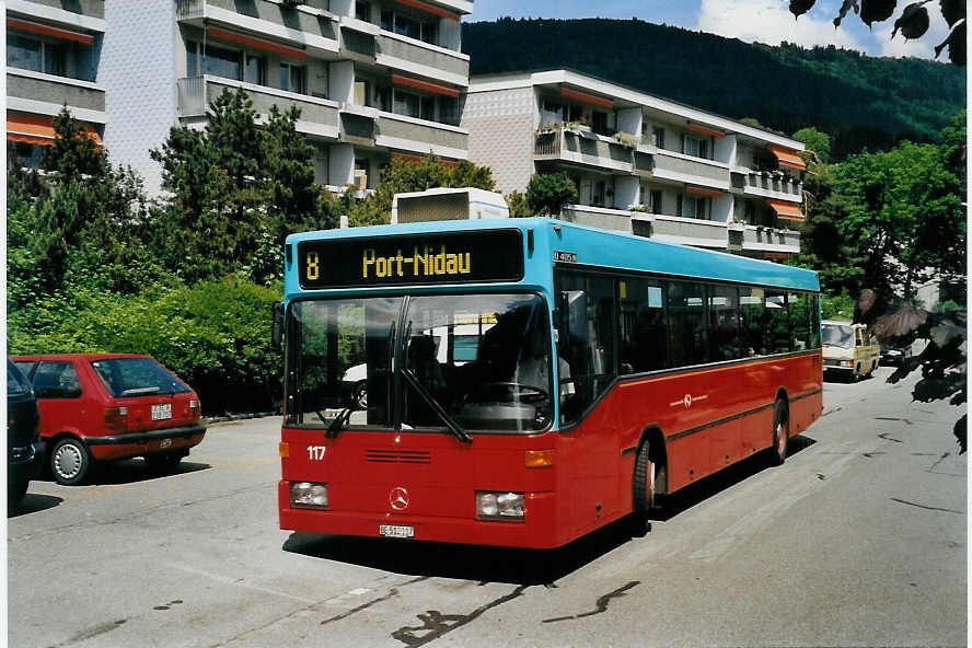 (060'126) - VB Biel - Nr. 117/BE 512'117 - Mercedes am 12. Mai 2003 in Biel, Fuchsenried