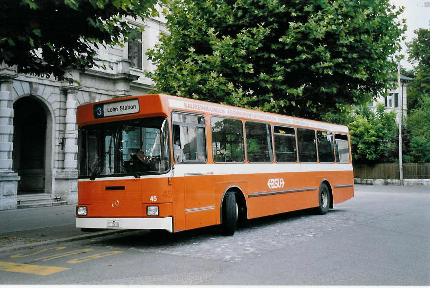(061'908) - BSU Solothurn - Nr. 45/SO 21'608 - Mercedes/Hess am 22. Juli 2003 in Solothurn, Amthausplatz