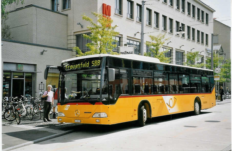 (061'935) - PostAuto Thurgau-Schaffhausen - Nr. 3/TG 158'093 - Mercedes (ex P 25'352) am 25. Juli 2003 beim Bahnhof Frauenfeld