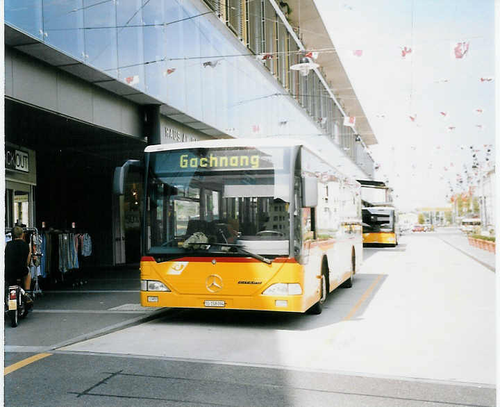 (061'937) - PostAuto Thurgau-Schaffhausen - Nr. 4/TG 158'094 - Mercedes (ex P 25'353) am 25. Juli 2003 beim Bahnhof Frauenfeld