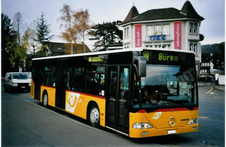 (064'328) - PostAuto Nordwestschweiz - SO 148'657 - Mercedes (ex P 25'253) am 15. November 2003 beim Bahnhof Liestal