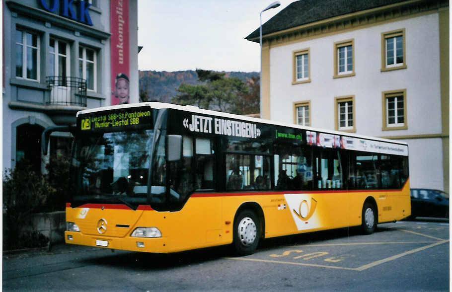 (064'401) - PostAuto Nordwestschweiz - SO 148'656 - Mercedes am 15. November 2003 beim Bahnhof Liestal