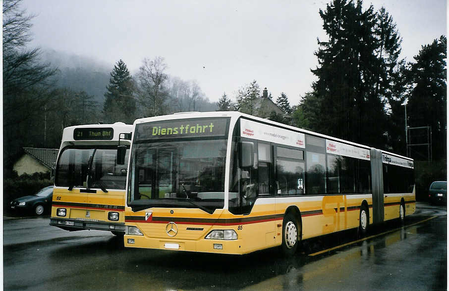 (065'122) - STI Thun - Nr. 85/BE 543'385 - Mercedes am 18. Januar 2004 bei der Schifflndte Thun