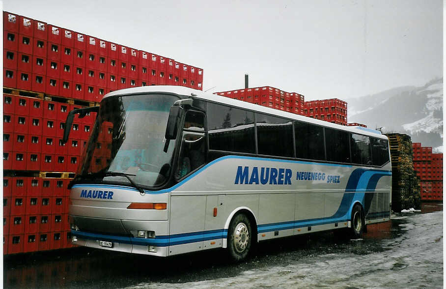 (065'415) - Maurer, Spiez - BE 55'479 - Bova am 7. Februar 2004 in Adelboden, Mineralquelle