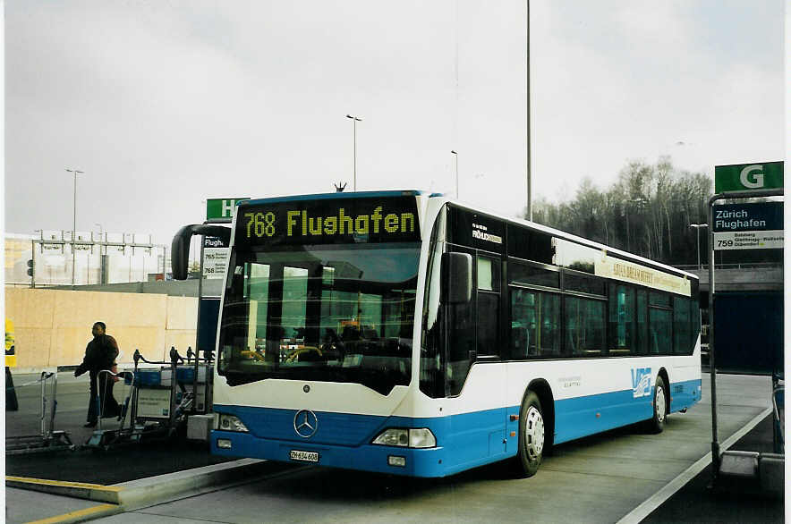 (065'507) - Frhlich, Zrich - Nr. 608/ZH 634'608 - Mercedes am 16. Februar 2004 in Zrich, Flughafen