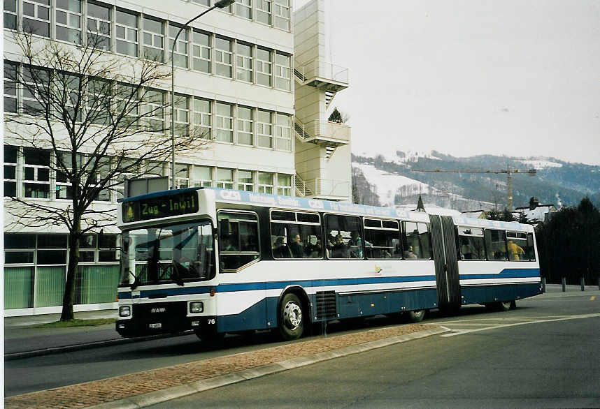 (065'729) - ZVB Zug - Nr. 76/ZG 46'076 - NAW/Hess am 28. Februar 2004 in zug, Aabachstrasse