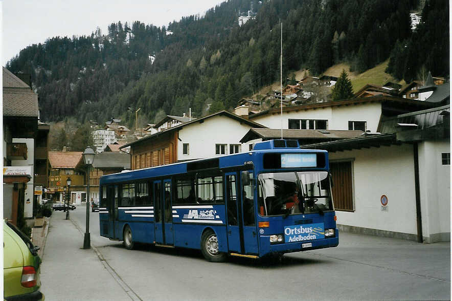 (066'413) - AFA Adelboden - Nr. 17/BE 263'015 - Mercedes (ex Frhlich, Zrich Nr. 603; ex VBZ Zrich Nr. 682) am 4. April 2004 beim autobahnhof Adelboden