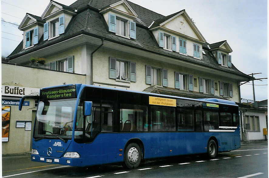 (067'423) - AFA Adelboden - Nr. 1/BE 19'692 - Mercedes am 9. Mai 2004 beim Bahnhof Frutigen