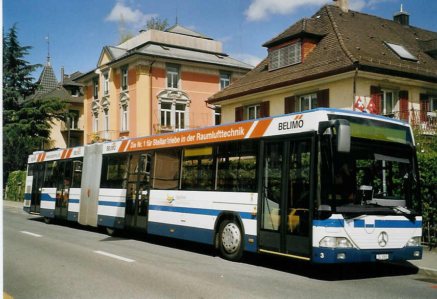 (070'134) - ZVB Zug - Nr. 3/ZG 3353 - Mercedes/Hess am 21. August 2004 in Luzern, Allmend