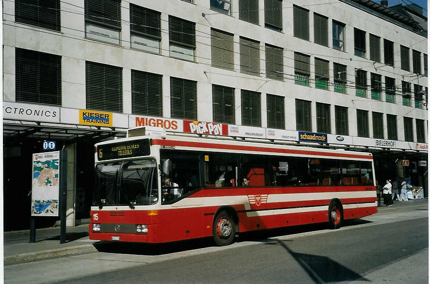 (071'718) - VB Biel - Nr. 115/BE 510'115 - Mercedes am 5. Oktober 2004 in Biel, Guisanplatz