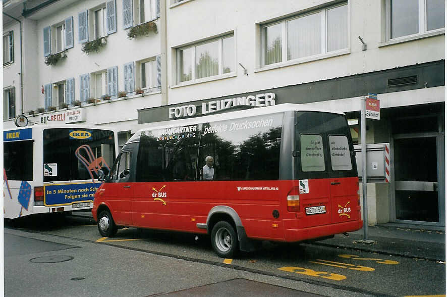 (071'809) - AAGK Koppigen - Nr. 14/BE 567'514 - Mercedes/Auwrter am 6. Oktober 2004 beim Bahnhof Burgdorf