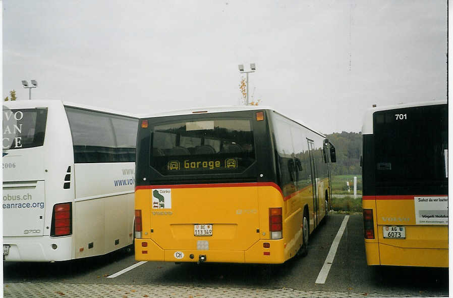 (072'512) - AVBB Schwanden - BE 113'349 - Volvo am 6. November 2004 in Mnchenbuchsee, Volvo