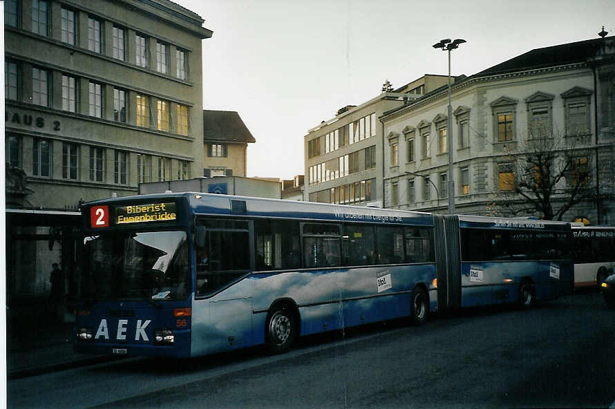 (073'729) - BSU Solothurn - Nr. 56/SO 66'866 - Mercedes am 3. Januar 2005 in Solothurn, Amthausplatz