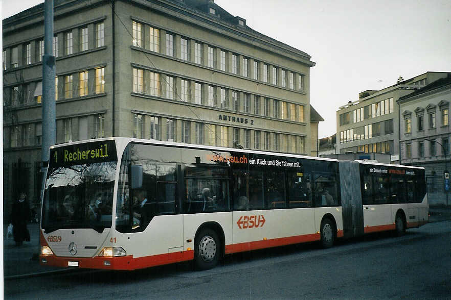 (073'731) - BSU Solothurn - Nr. 41/SO 143'441 - Mercedes am 3. Januar 2005 in Solothurn, Amthausplatz