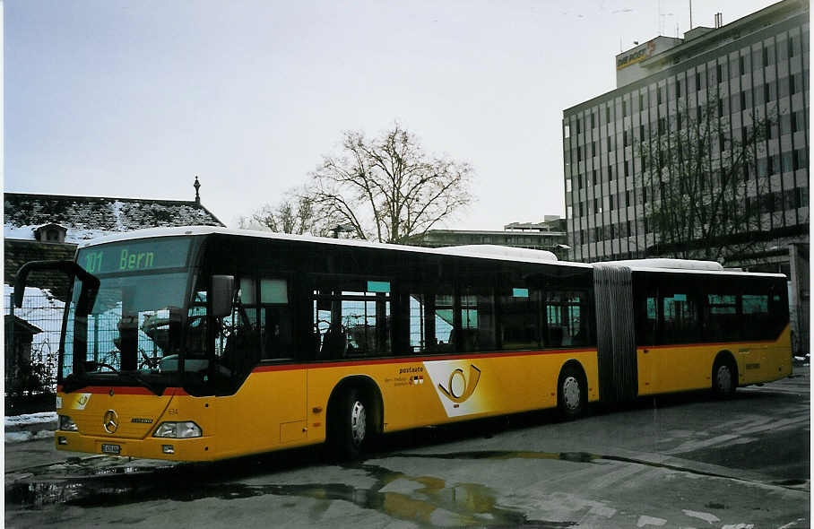 (074'431) - PostAuto Bern-Freiburg-Solothurn - Nr. 634/BE 615'604 - Mercedes (ex P 27'008) am 10. Februar 2005 in Bern, Postautostation