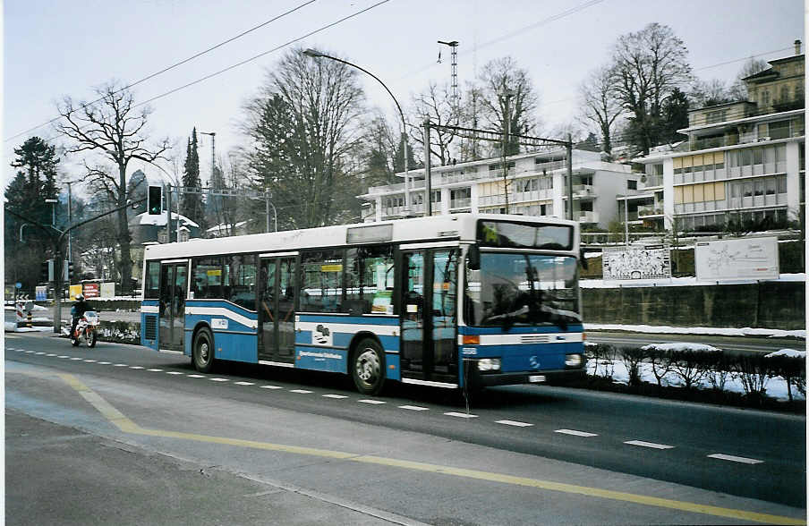 (075'312) - VBL Luzern - Nr. 558/LU 15'585 - Mercedes (ex Gowa, Luzern Nr. 58) am 25. Februar 2005 in Luzern, Verkehrshaus