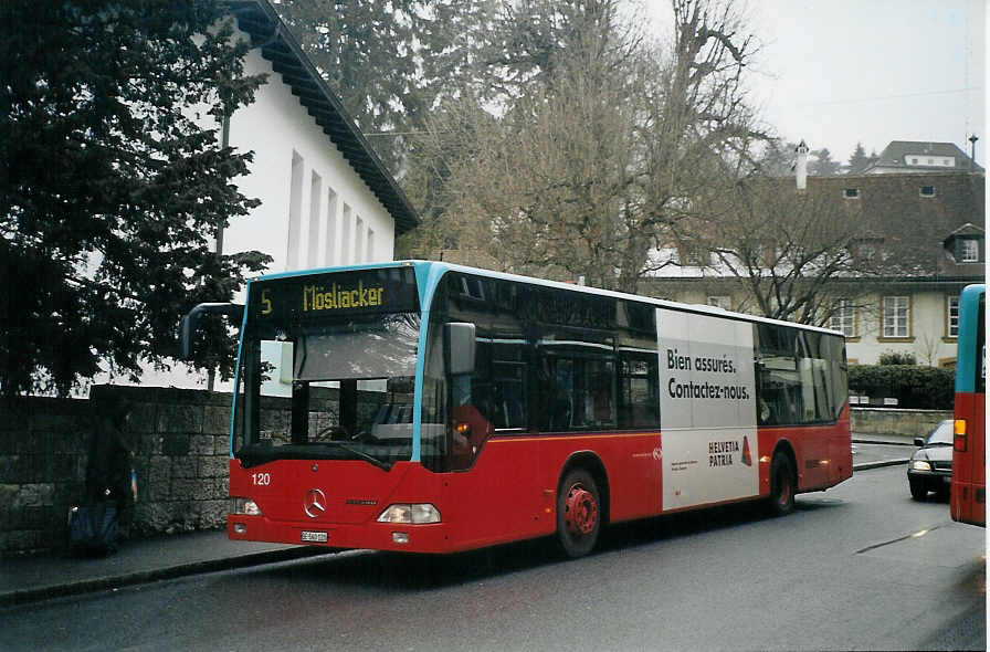 (075'410) - VB Biel - Nr. 120/BE 560'120 - Mercedes am 5. Mrz 2005 in Biel, Mhlebrcke