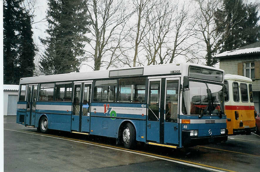 (075'424) - VZO Grningen - Nr. 49 - Mercedes am 5. Mrz 2005 in Bellach, Hess