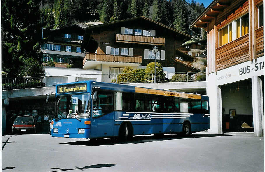 (075'928) - AFA Adelboden - Nr. 3/BE 26'703 - Mercedes am 3. April 2005 beim Autobahnhof Adelboden