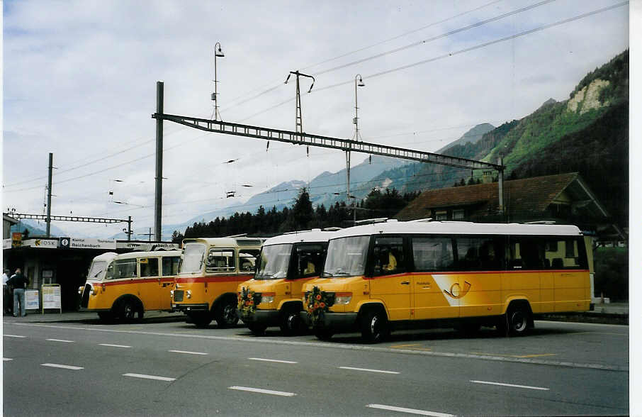 (078'008) - Portenier, Adelboden - Nr. 7/BE 90'275 - Mercedes/Kusters am 25. Juni 2005 beim Bahnhof Reichenbach