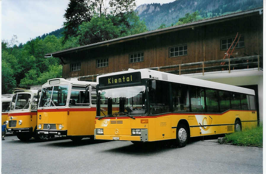 (078'022) - Portenier, Adelboden - Nr. 2/BE 26'853 - Mercedes (ex P 25'198; ex Anthamatten, Saas-Almagell) am 25. Juni 2005 in Kiental, Garage