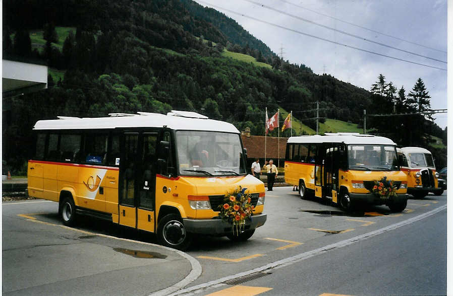 (078'121) - Portenier, Adelboden - Nr. 7/BE 90'275 - Mercedes/Kusters am 25. Juni 2005 beim Bahnhof Reichenbach