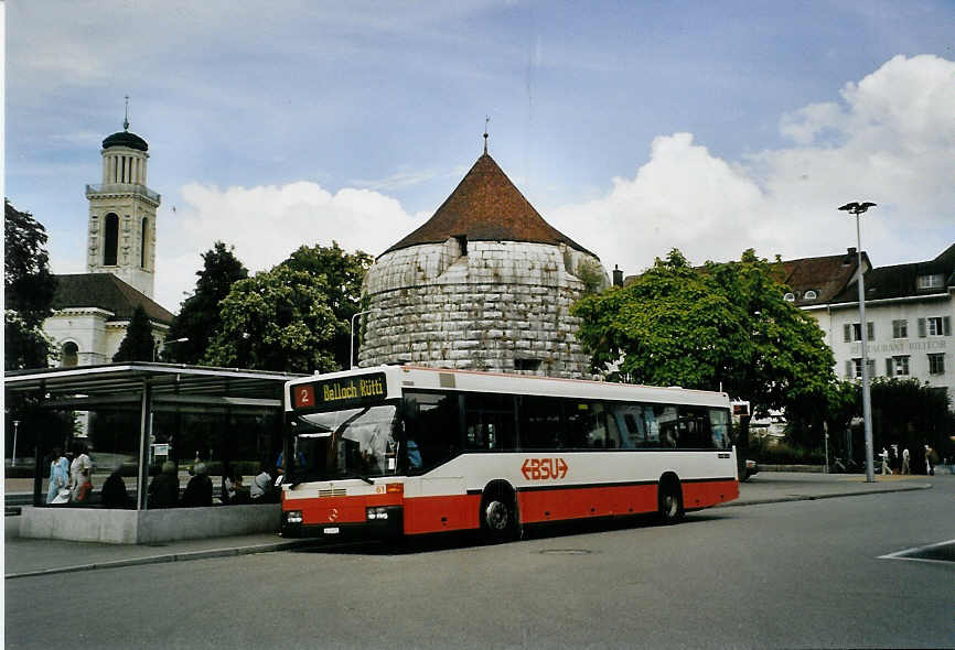 (078'310) - BSU Solothurn - Nr. 61/SO 21'972 - Mercedes am 9. Juli 2005 in Solothurn, Amthausplatz