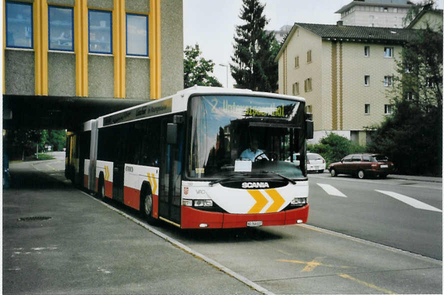 (079'116) - RVBW Wettingen - Nr. 130/AG 346'037 - Scania/Hess am 26. Juli 2005 in Spreitenbach, IKEA