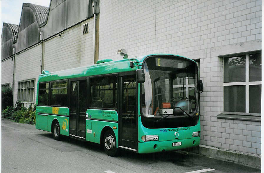 (079'313) - MAB Basel - Nr. 8/BS 1863 - Irisbus am 30. Juli 2005 in Basel, Garage Rankstrasse