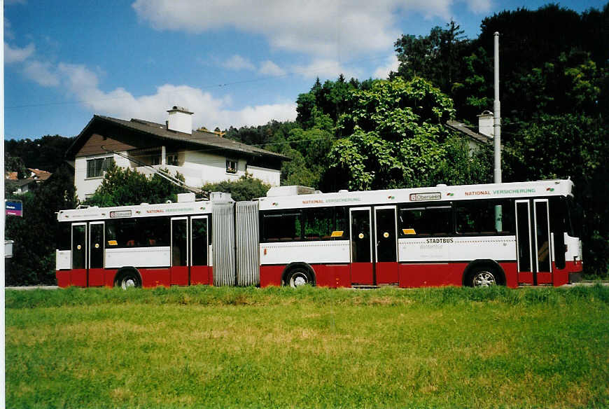(080'119) - SW Winterthur - Nr. 122 - Saurer/FHS Gelenktrolleybus am 28. August 2005 in Winterthur, Stocken